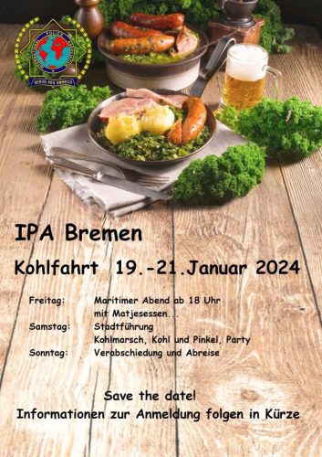 Kohlfahrt der IPA Bremen vom 19. – 21. Januar 2024