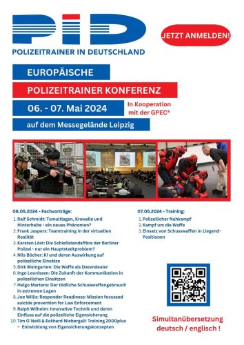 Europäische Polizeitrainer Konferenz vom 6. bis 7. Mai 2024